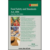 Lawmann's Food Safety and Standards Act, 2006 by Kamal Publishers